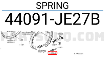 Nissan 44091JE27B SPRING