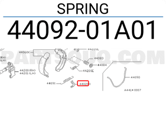 Nissan 4409201A01 SPRING