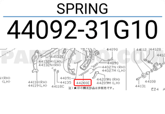 Nissan 4409231G10 SPRING