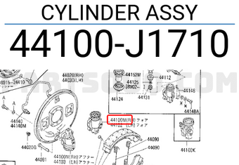 Nissan 44100J1710 CYLINDER ASSY