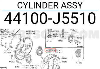 Nissan 44100J5510 CYLINDER ASSY