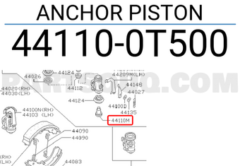 Nissan 441100T500 ANCHOR PISTON