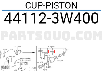 Nissan 441123W400 CUP-PISTON