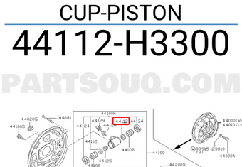 Nissan 44112H3300 CUP-PISTON