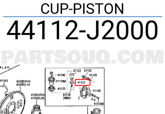 Nissan 44112J2000 CUP-PISTON