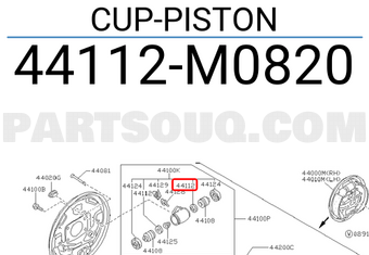 Nissan 44112M0820 CUP-PISTON