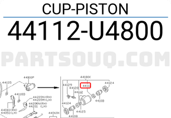 Nissan 44112U4800 CUP-PISTON