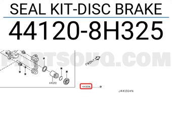 Nissan 441208H325 SEAL KIT-DISC BRAKE