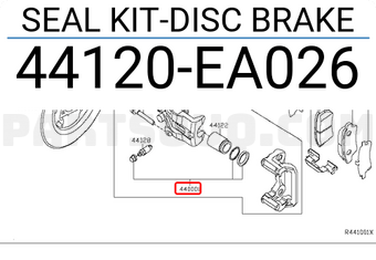 Nissan 44120EA026 SEAL KIT-DISC BRAKE
