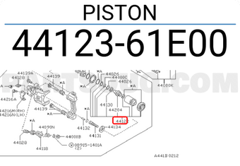 Nissan 4412361E00 PISTON