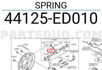 Nissan 44125ED010 SPRING