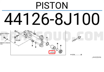 Nissan 441268J100 PISTON