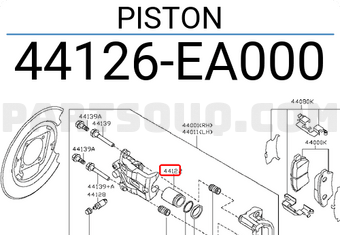 Nissan 44126EA000 PISTON