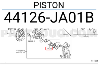 Nissan 44126JA01B PISTON
