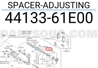 Nissan 4413361E00 SPACER-ADJUSTING