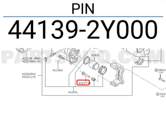 Nissan 441392Y000 PIN