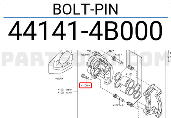 Nissan 441414B000 BOLT-PIN