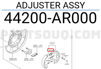 Nissan 44200AR000 ADJUSTER ASSY