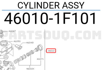 Nissan 460101F101 CYLINDER ASSY