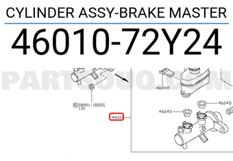 Nissan 4601072Y24 CYLINDER ASSY-BRAKE MASTER
