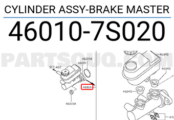 Nissan 460107S020 CYLINDER ASSY-BRAKE MASTER