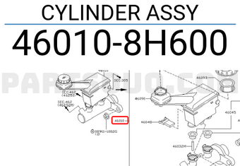 Nissan 460108H600 CYLINDER ASSY