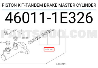 Nissan 460111E326 PISTON KIT-TANDEM BRAKE MASTER CYLINDER
