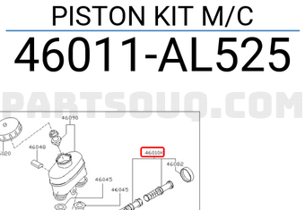 Nissan 46011AL525 PISTON KIT M/C