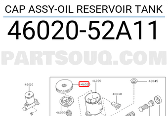 Nissan 4602052A11 CAP ASSY-OIL RESERVOIR TANK