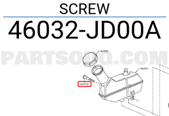 Nissan 46032JD00A SCREW