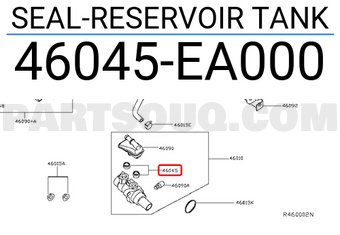 Nissan 46045EA000 SEAL-RESERVOIR TANK