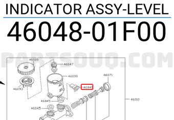 Nissan 4604801F00 INDICATOR ASSY-LEVEL
