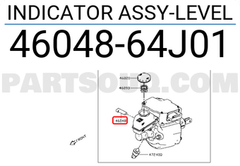 Nissan 4604864J01 INDICATOR ASSY-LEVEL