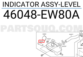 Nissan 46048EW80A INDICATOR ASSY-LEVEL