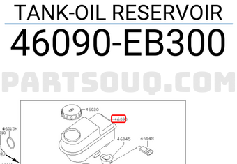 Nissan 46090EB300 TANK-OIL RESERVOIR