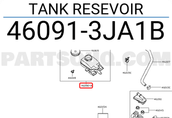 Nissan 460913JA1B TANK RESEVOIR