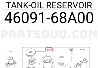 Nissan 4609168A00 TANK-OIL RESERVOIR