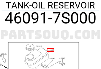 Nissan 460917S000 TANK-OIL RESERVOIR