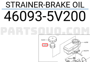 Nissan 460935V200 STRAINER-BRAKE OIL