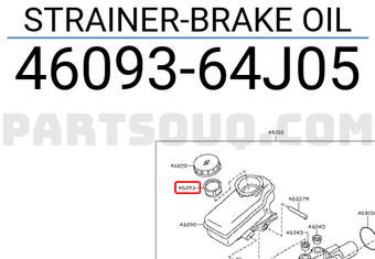 Nissan 4609364J05 STRAINER-BRAKE OIL