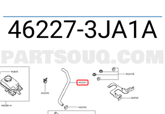 Nissan 462273JA1A HOSE