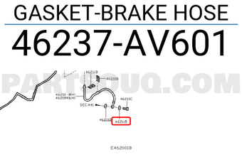 Nissan 46237AV601 GASKET-BRAKE HOSE