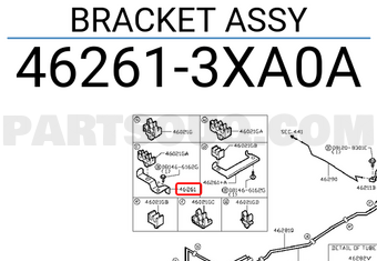 Nissan 462613XA0A BRACKET ASSY
