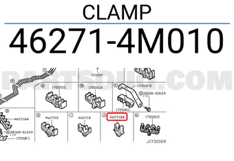 Nissan 462714M010 CLAMP