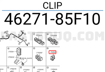 Nissan 4627185F10 CLIP