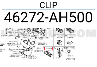 Nissan 46272AH500 CLIP