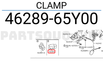 Nissan 4628965Y00 CLAMP