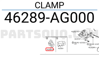 Nissan 46289AG000 CLAMP
