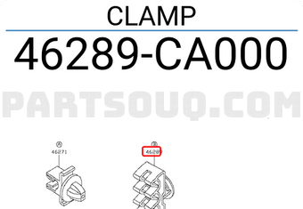 Nissan 46289CA000 CLAMP