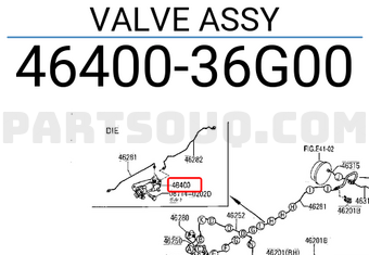 Nissan 4640036G00 VALVE ASSY